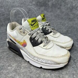 Nike Air Max 90 Leather SE GS Save Our Planet Shoes Boys Size 5y DX1814 100